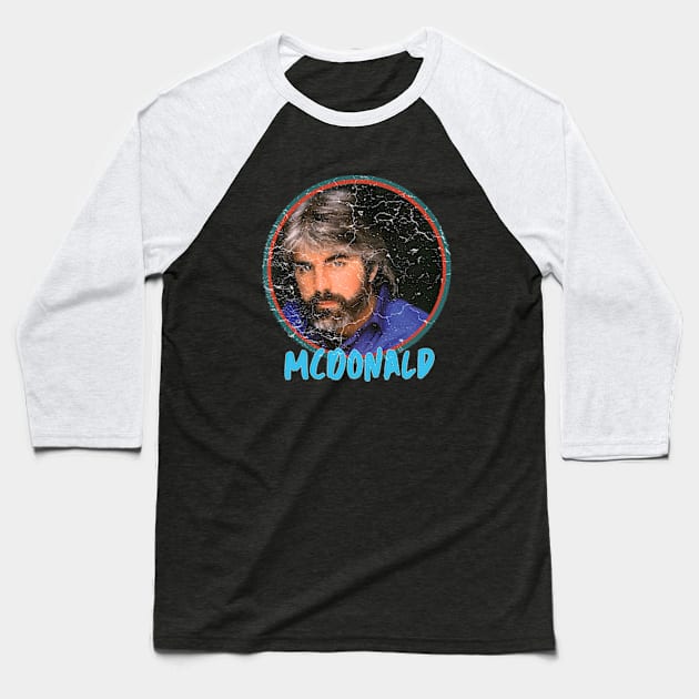 Michael McDonald quotes art 90s style retro vintage 80s Baseball T-Shirt by graphicaesthetic ✅